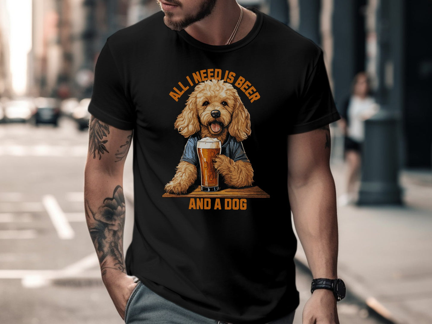 Beer and Dogs T-Shirt, Dog Lover, Beer Lover, Funny, Dog Shirt, Beer Shirt