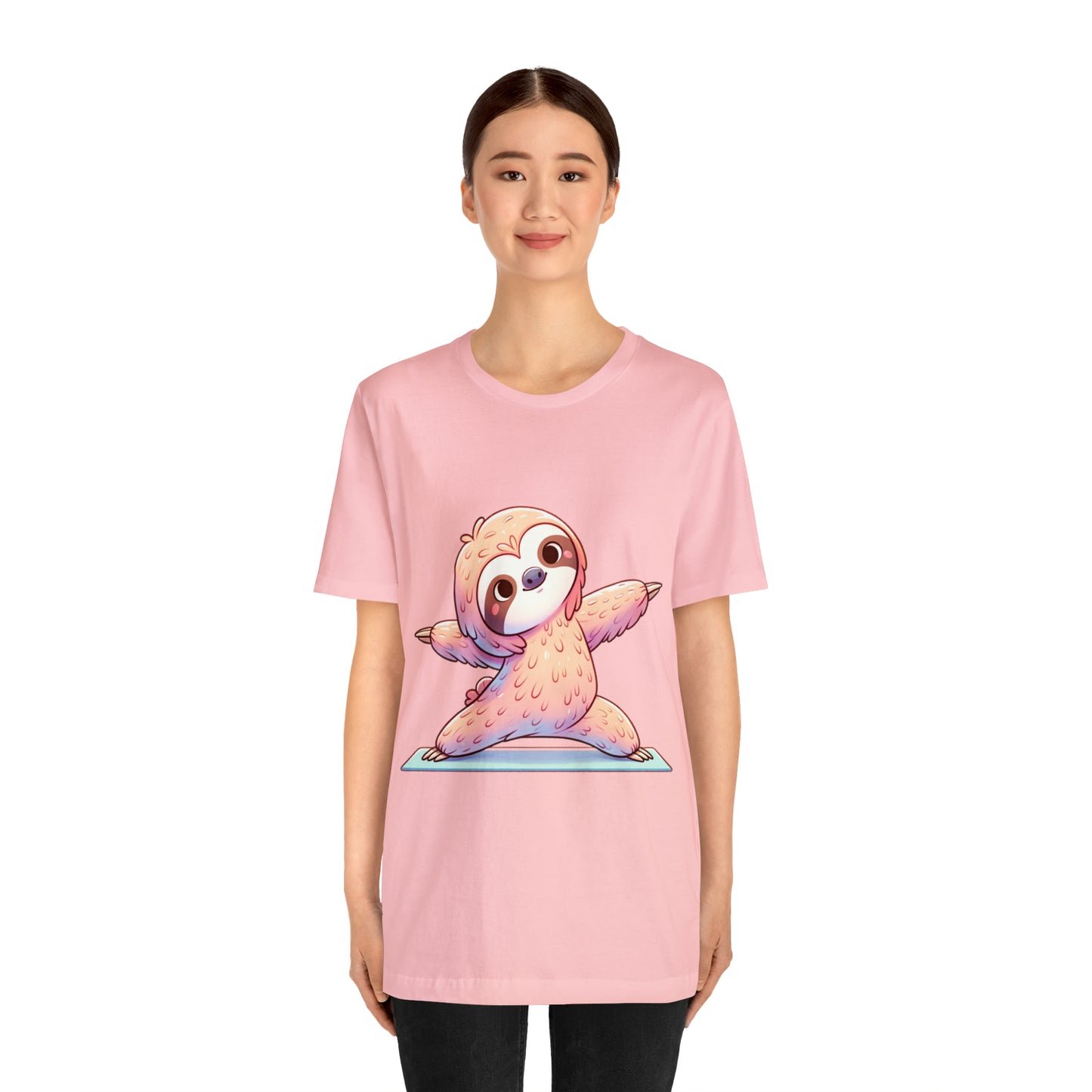 Sloth Yoga T-Shirt, Funny Yoga Shirt, Yoga Teacher Gift, Funny Gym Tee, Sloth T Shirt
