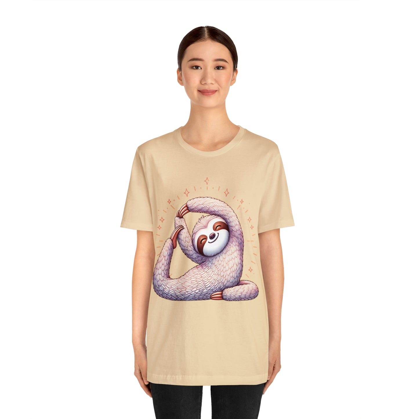 Sloth Yoga T-Shirt, Funny T-Shirt, Sloth Gifts, Cuteness Overload, Apparel
