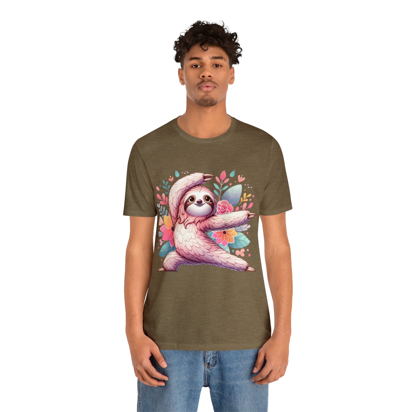 Sloth Yoga T-Shirt, Sloth TShirt, Yoga Shirt, Sloth Lover Gifts,