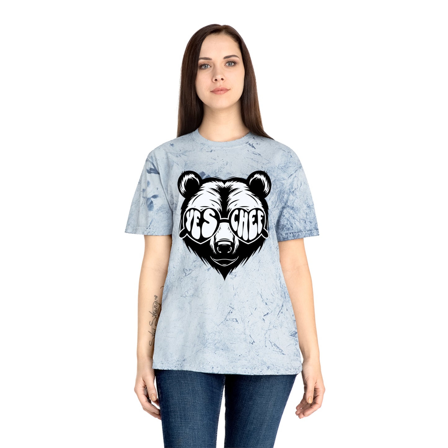 Yes Chef Bear Shirt, Comfort Colors, Line Cook, Restaurant