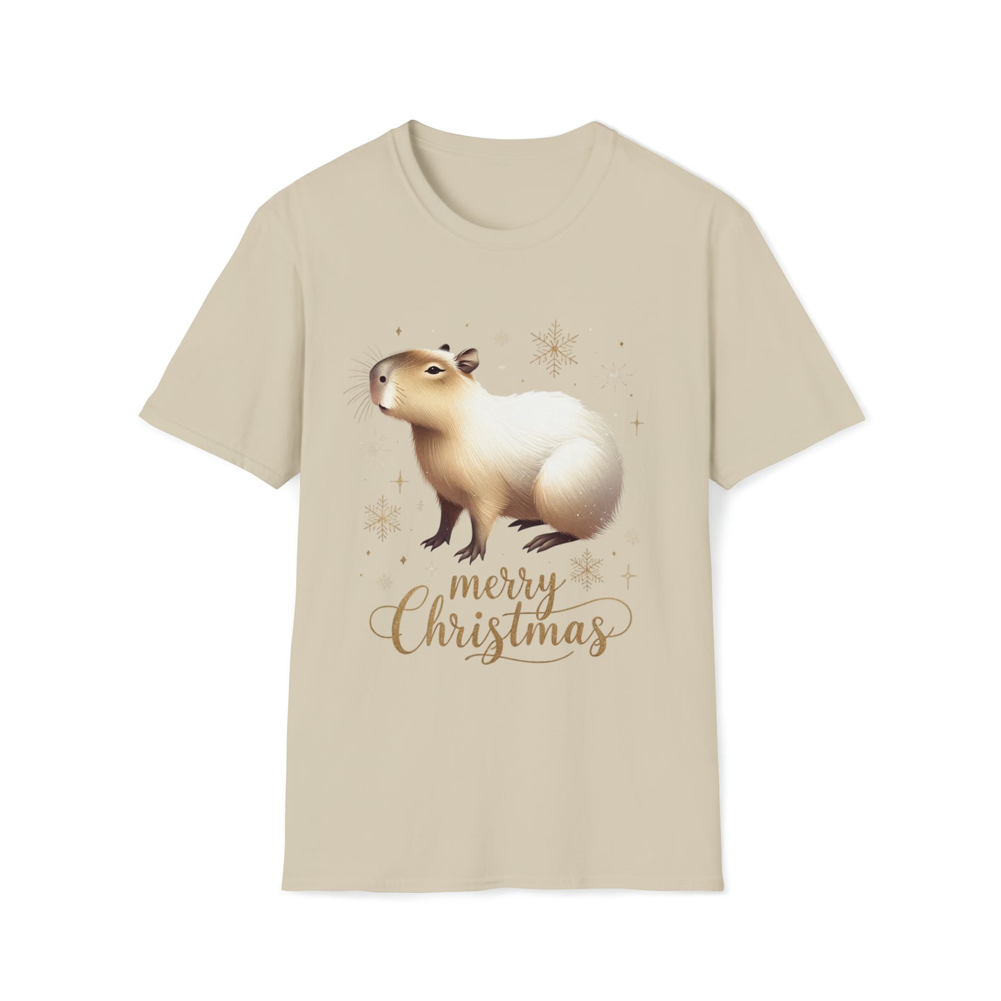 Capybara Christmas Shirt, Funny, Gift, Happy Holidays, T-Shirt, XMas