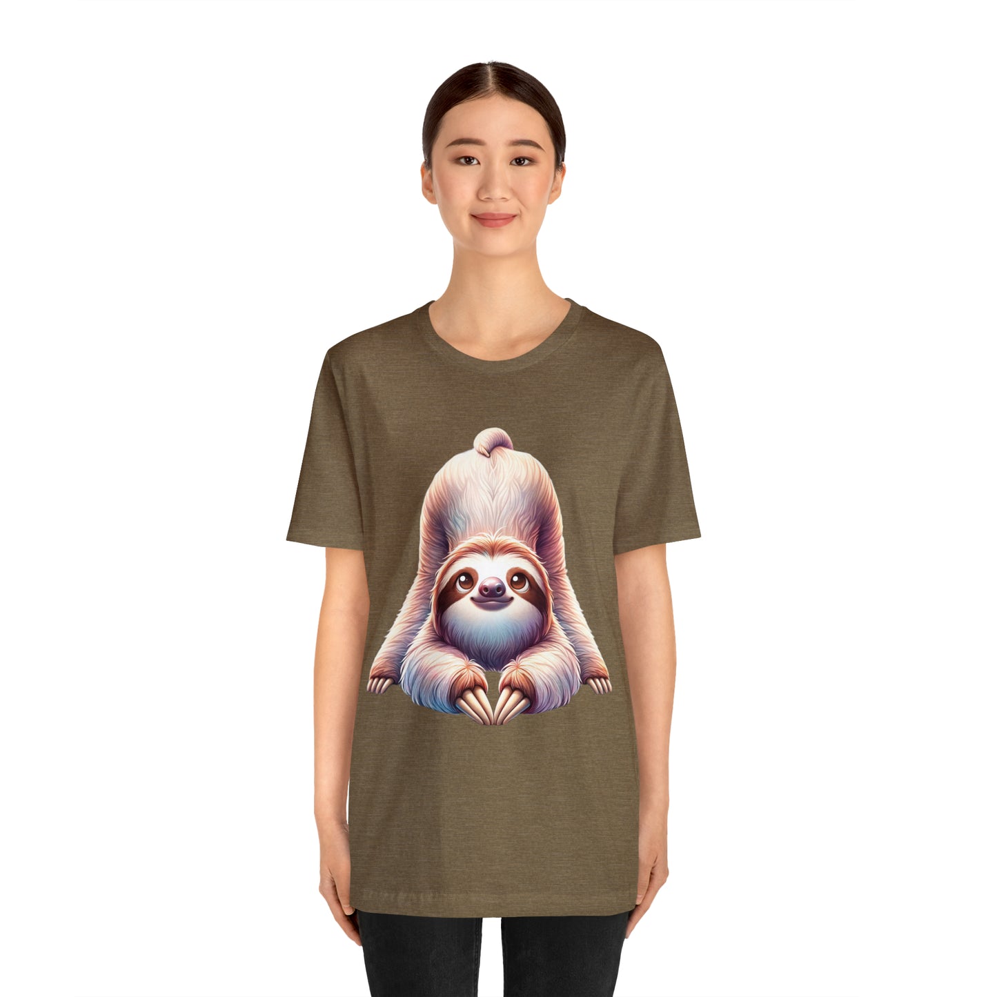 Sloth Yoga T-Shirt, Cute Animal Shirt, Yoga Tee, Funny Yoga Shirt, Yoga Teacher Gift