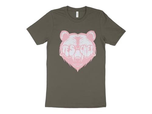 Yes Chef Shirt, Bear, Restaurant, Line Cook Army